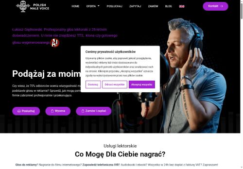 STUDIO NAGRAŃ LEKTORSKICH LEKTORING.PL ŁUKASZ GIĘTKOWSKI